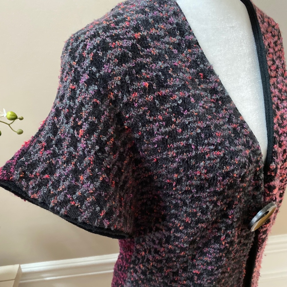 Anthropologie Curio Color Block Button /Snap Fron… - image 8